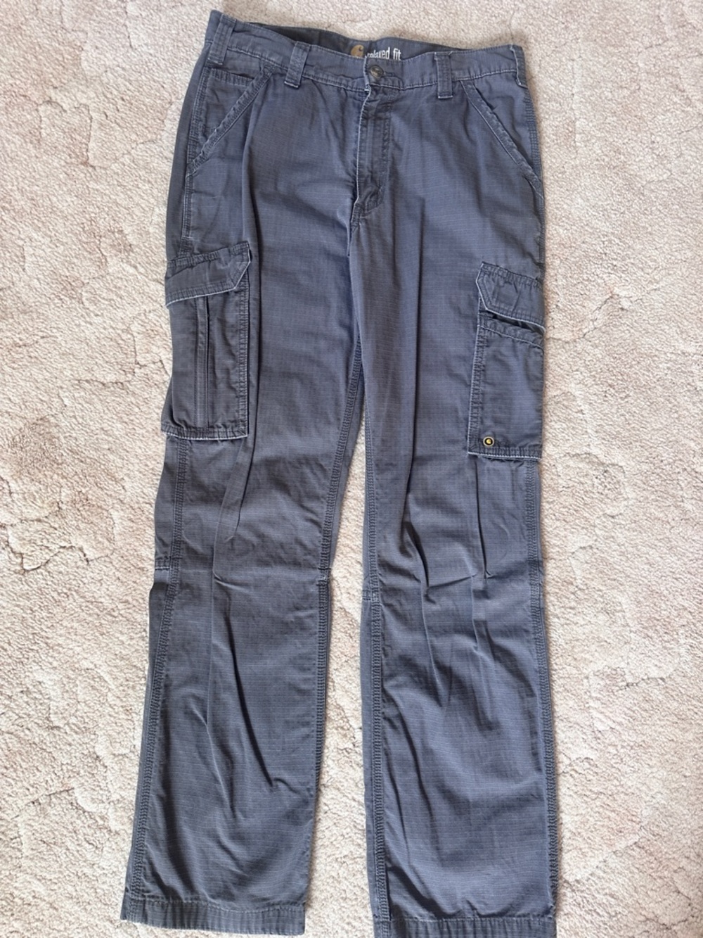 Carhartt Men's Dark Gray Cargo Pants 33 x 36